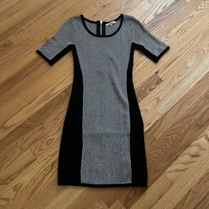 Sexy sweater dress striped dress